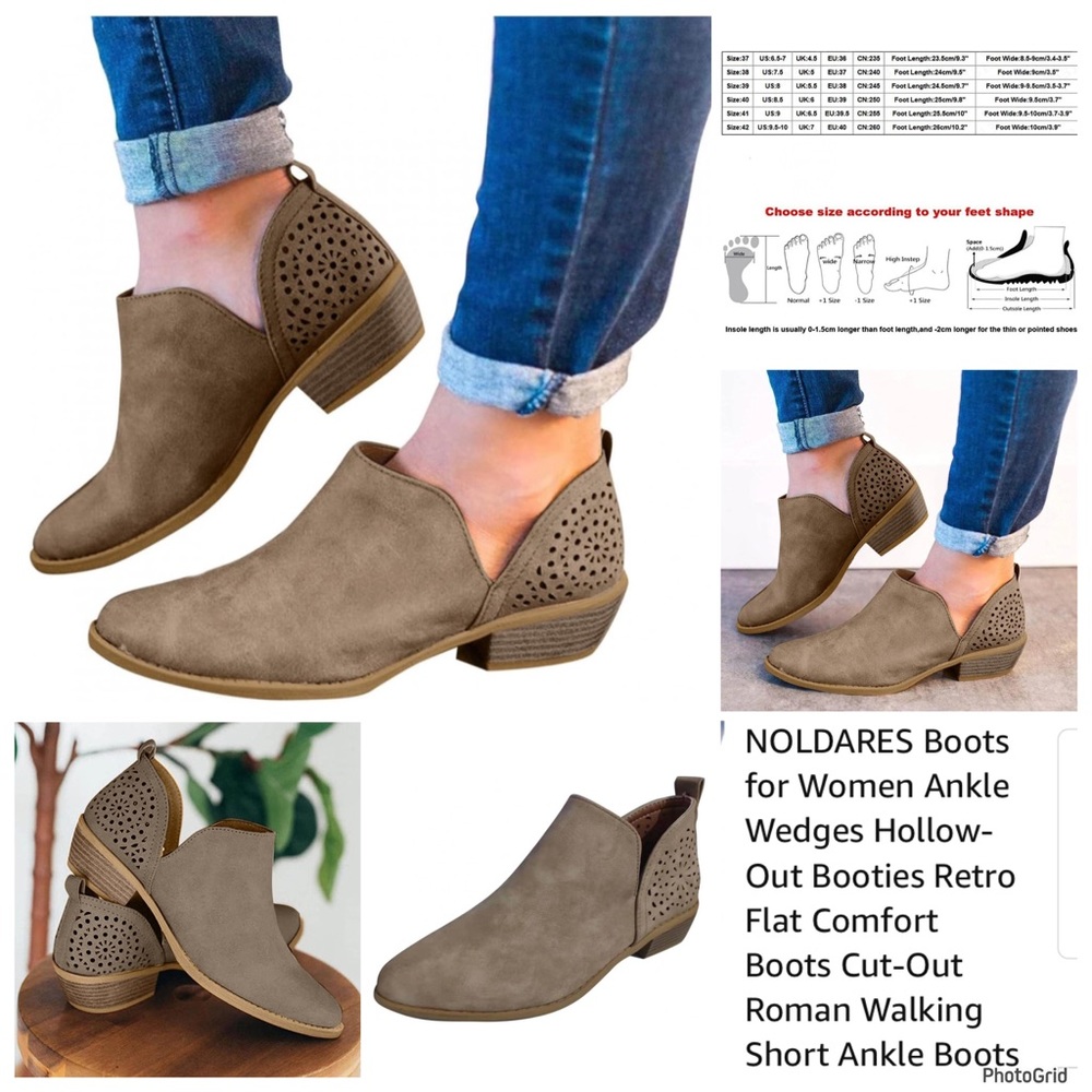 Vepose size 11 khaki ankle booties NWT